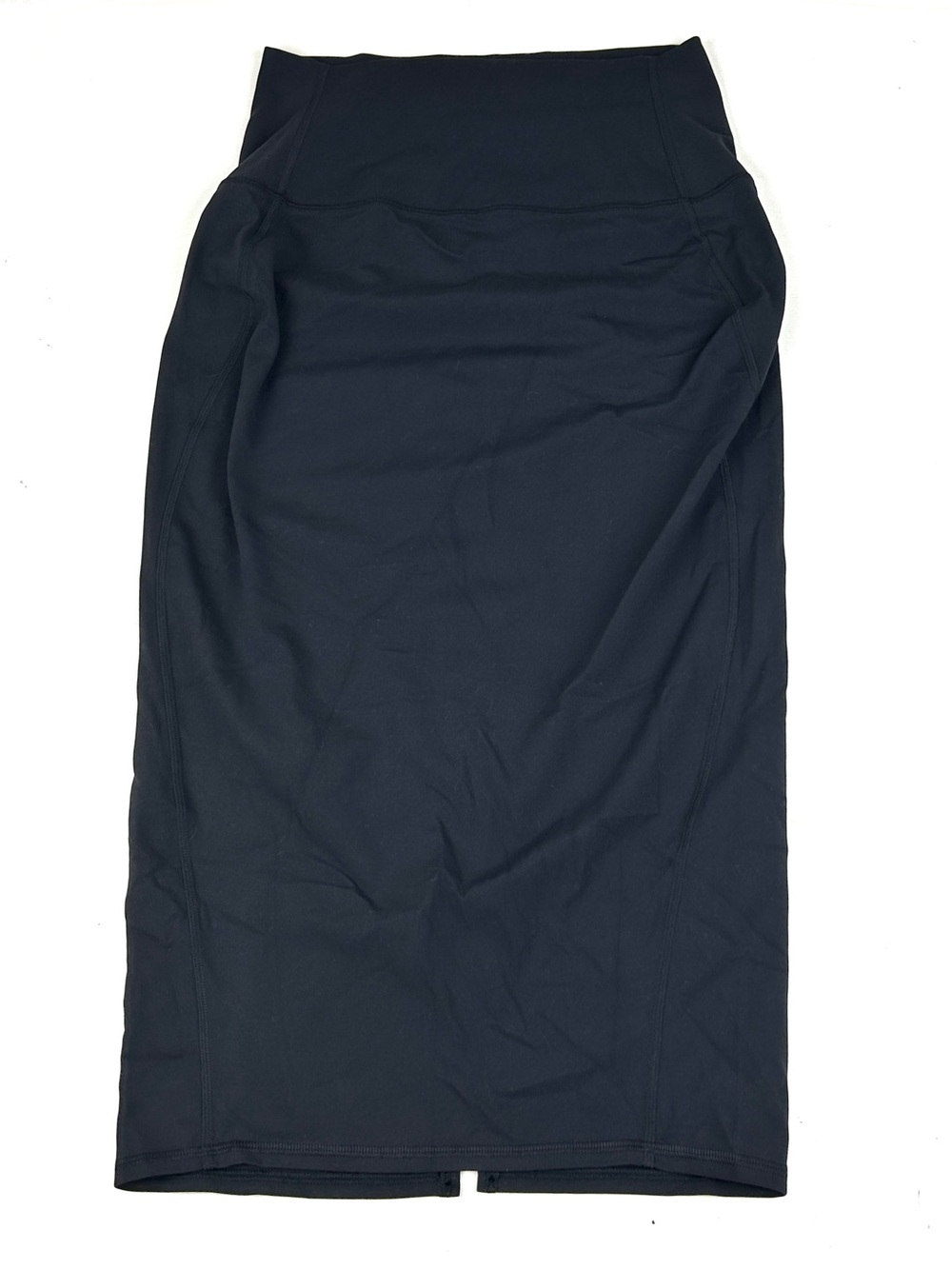 Lululemon Women's Nulu Slim Fit High Rise Skirt Black Size 6 LW8AH0S Sporty
